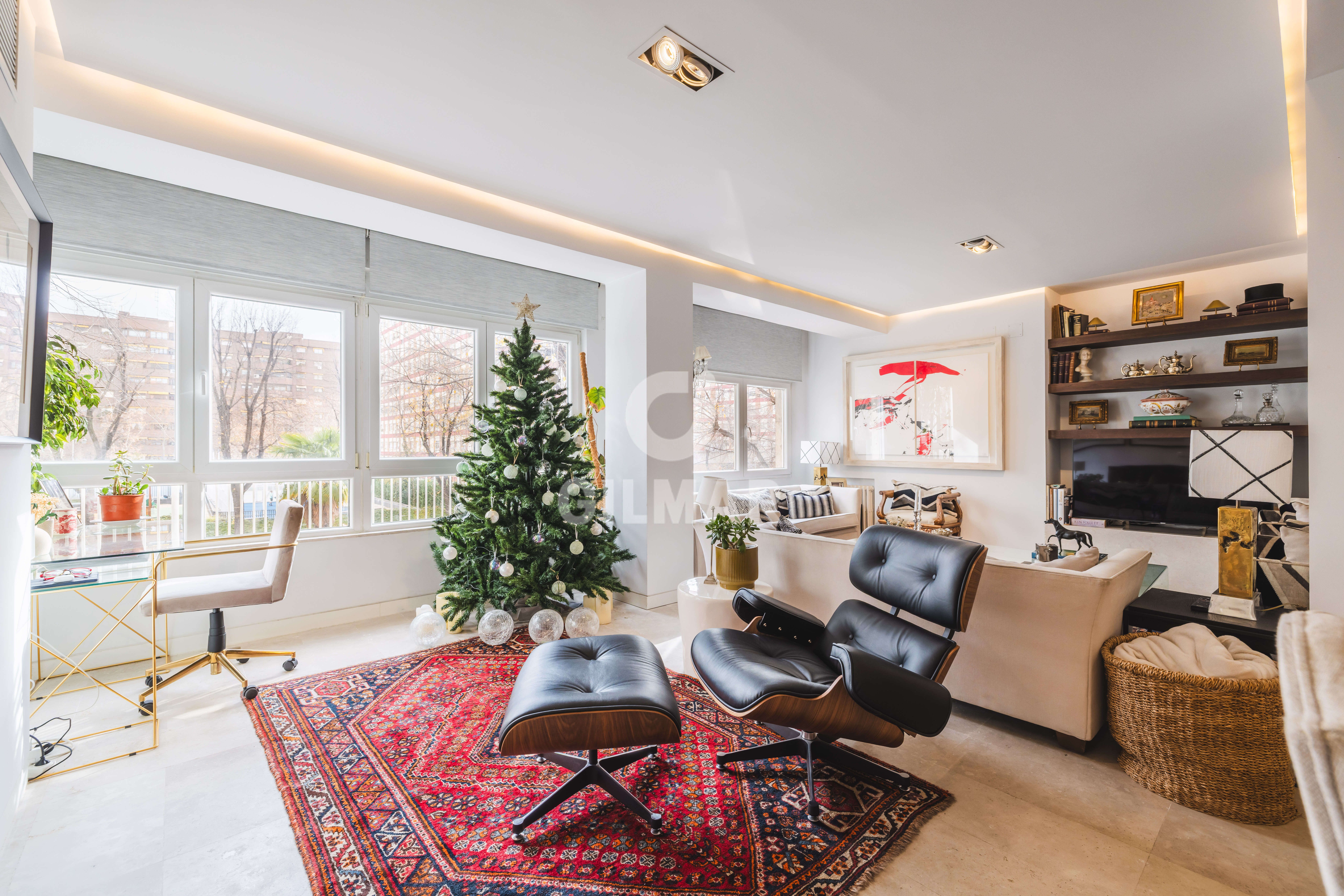 Living room of Flat for sale in  Madrid Capital  with Heating and Storage room