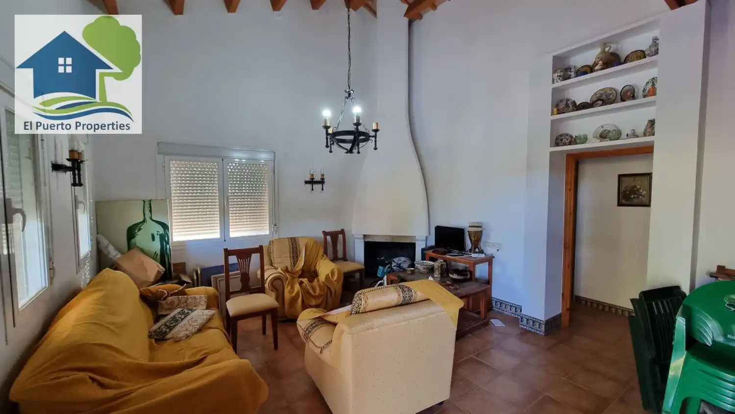 Sala de estar de Finca rústica en venta en El Puerto de Santa María con Jardín privado, Terraza y Trastero