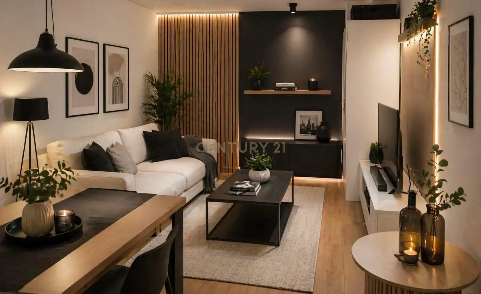 Sala d'estar de Apartament en venda en  Madrid Capital amb Aire condicionat