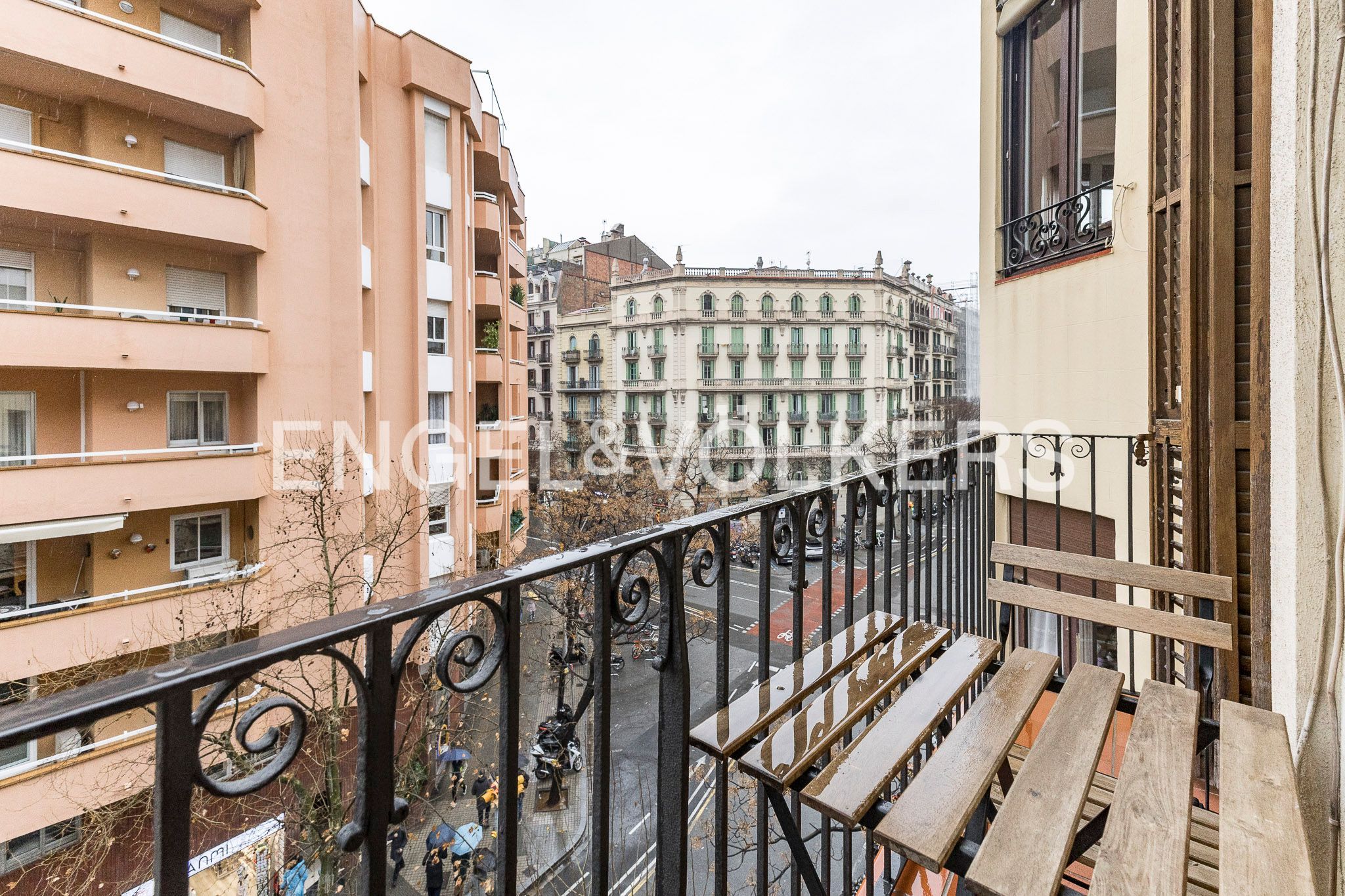 Vista exterior de Pis en venda en  Barcelona Capital amb Aire condicionat, Calefacció i Moblat