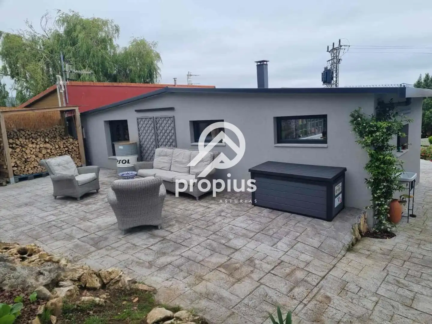 Terraza de Casa o chalet en venta en Ribadesella con Calefacción, Jardín privado y Terraza