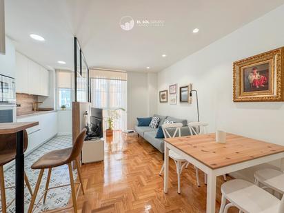 Living room of Duplex for sale in Gijón   with Heating and Parquet flooring