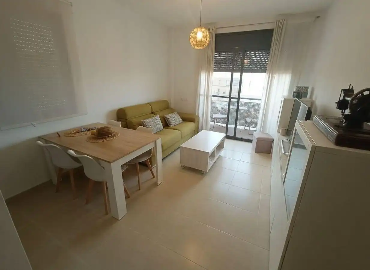 Living room of Flat for sale in La Ràpita  with Terrace, Balcony and Community pool
