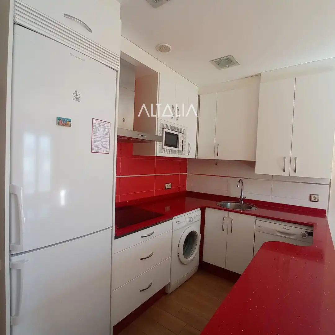 Kitchen of Flat for sale in Cuenca  with Heating, Terrace and Storage room