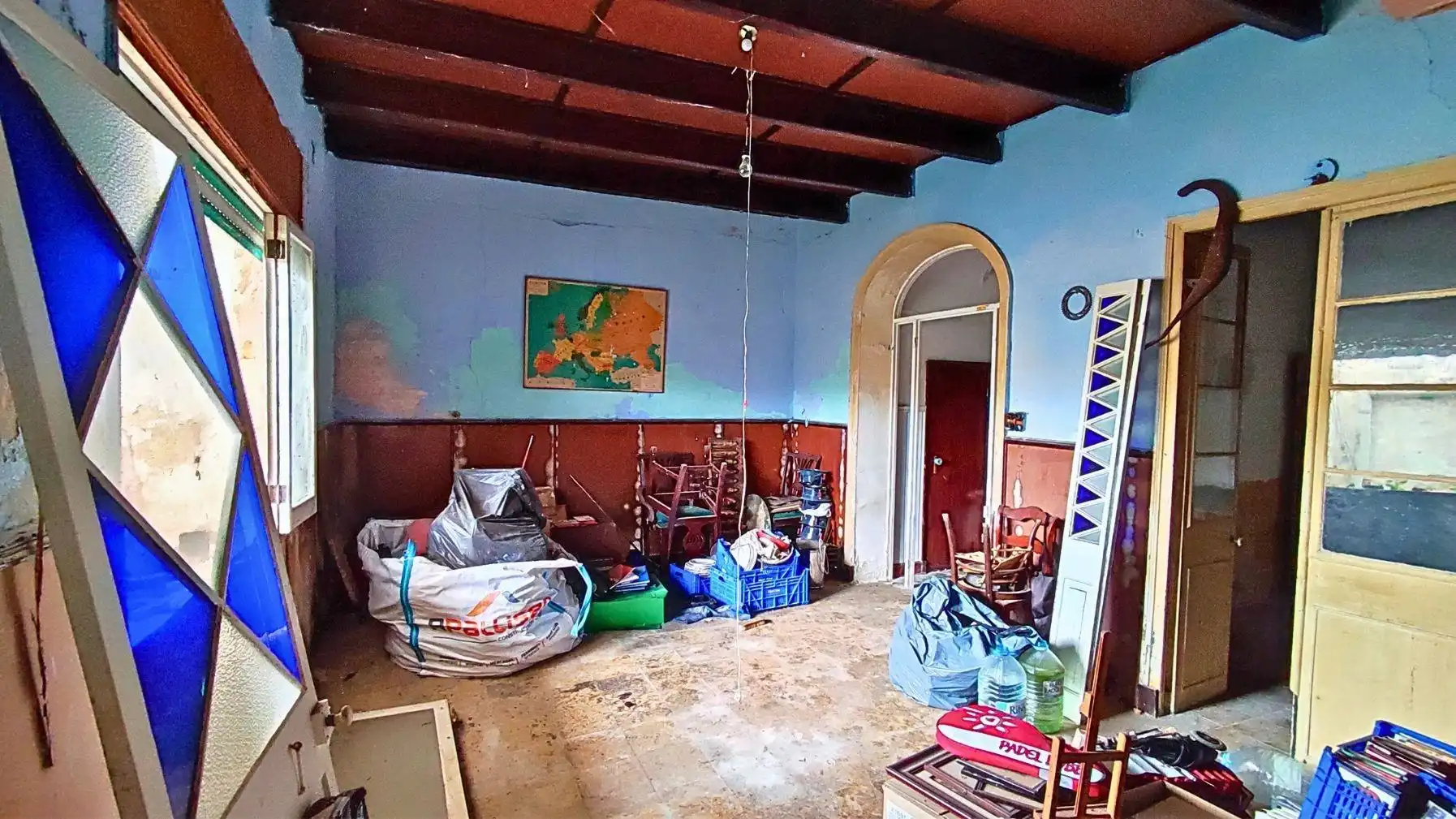 Sala d'estar de Finca rústica en venda en Maó - Mahón amb Jardí privat, Terrassa i Traster