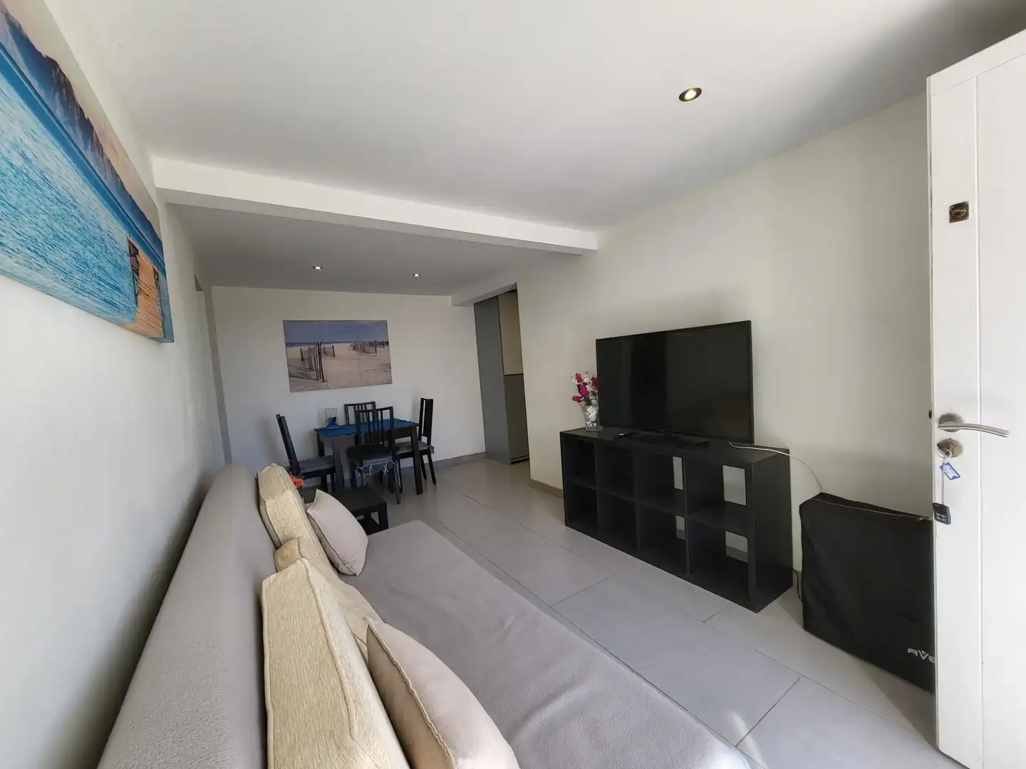 Sala d'estar de Casa o xalet en venda en Arona amb Aire condicionat, Jardí privat i Terrassa