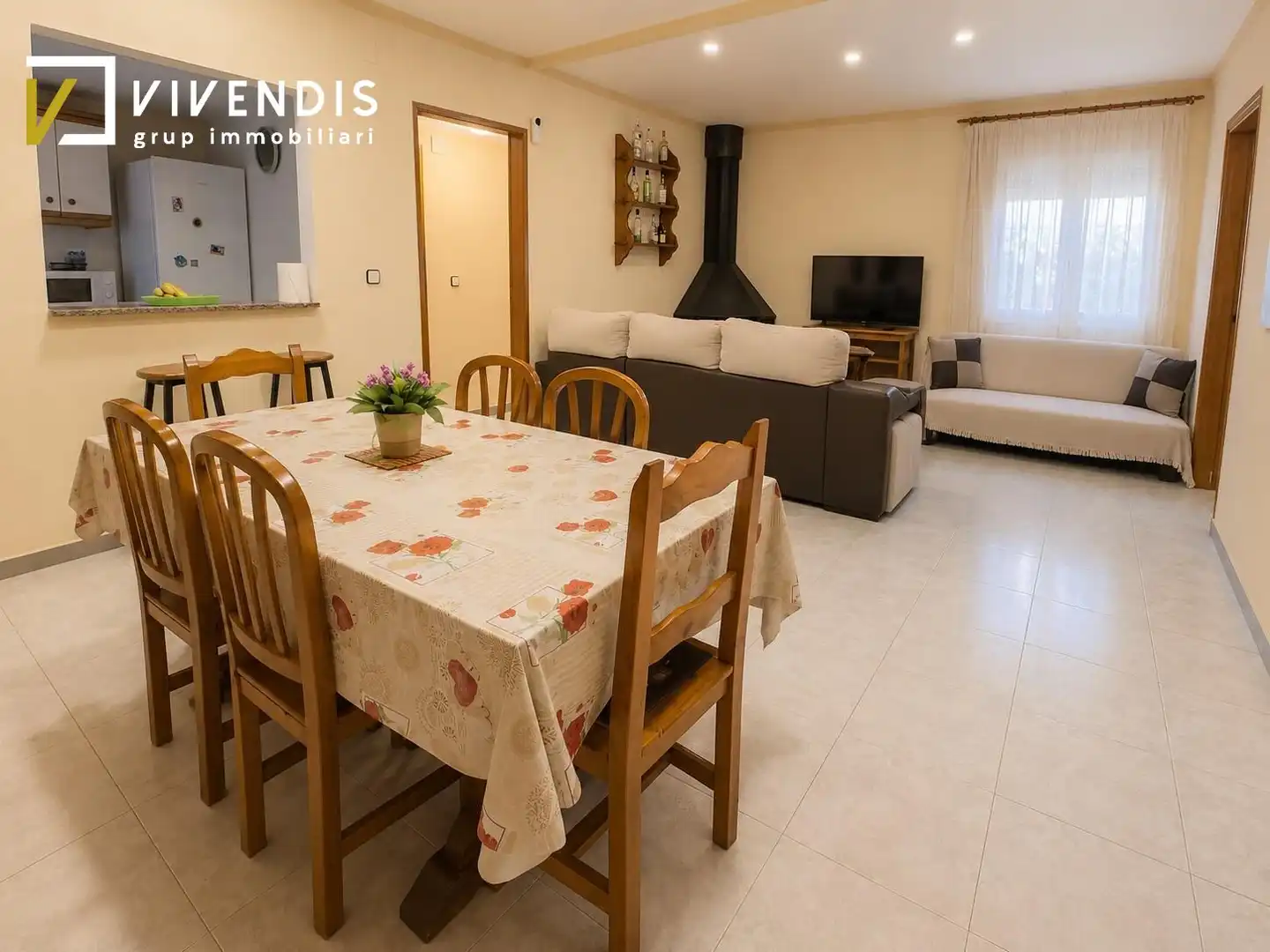 Sala de estar de Casa o chalet en venta en Rosselló con Jardín privado