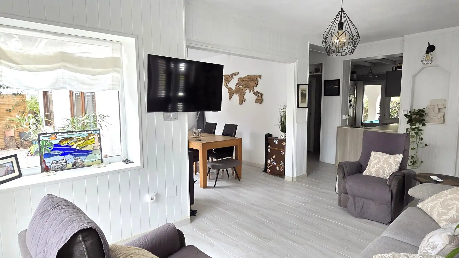 Living room of Houses for sale in Cartagena  with Air Conditioner, Private garden and Terrace