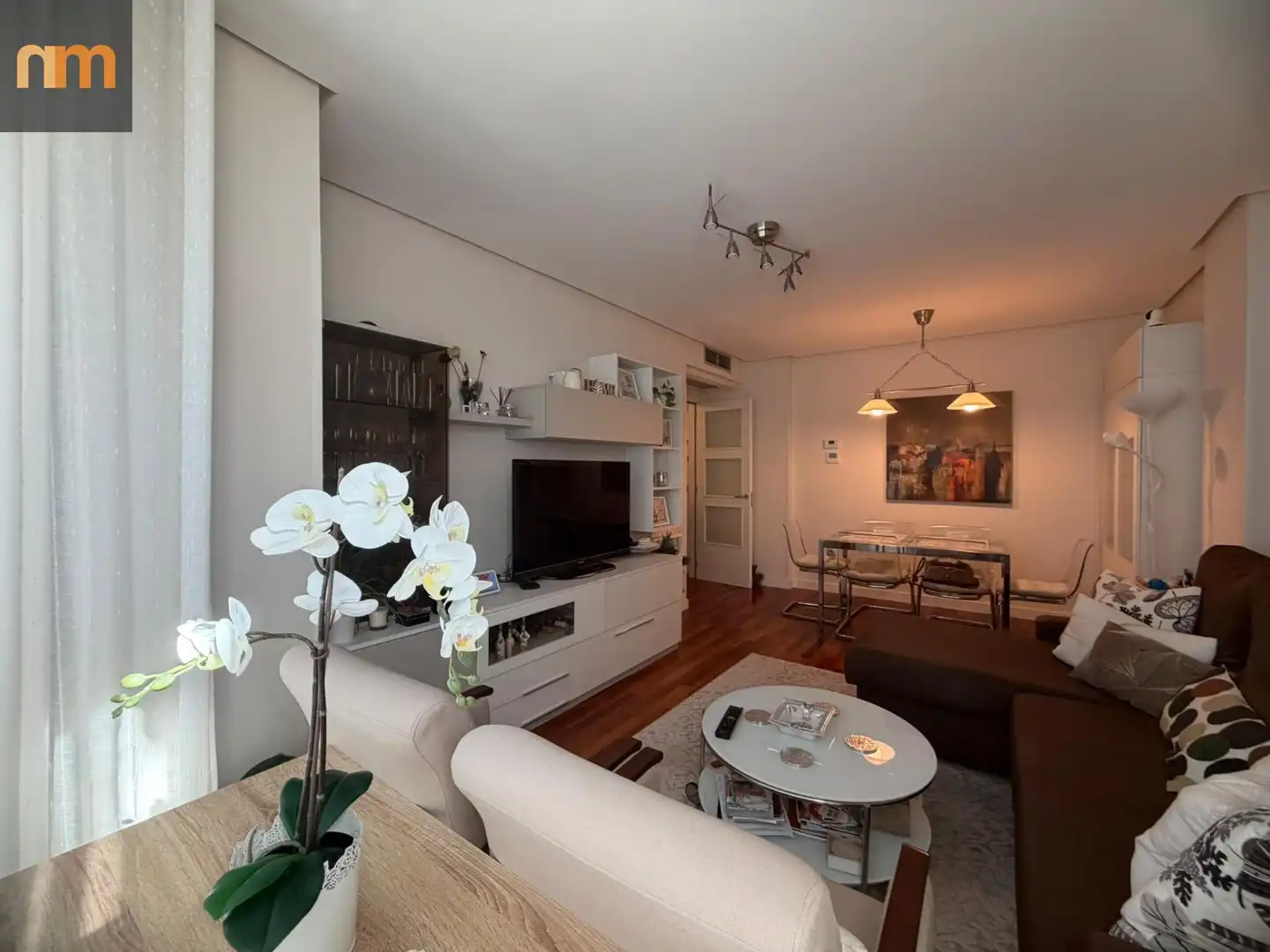 Living room of Flat for sale in Madrid  with Air Conditioner, Heating and Private garden
