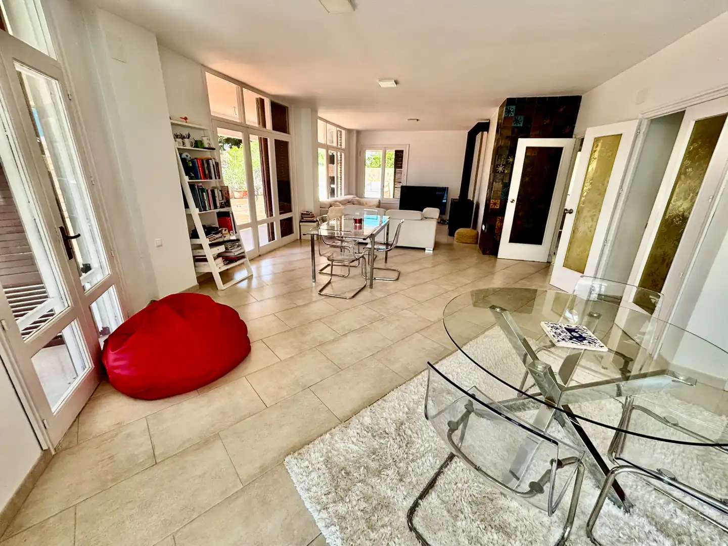 Sala d'estar de Casa o xalet en venda en Alicante / Alacant amb Jardí privat, Terrassa i Traster
