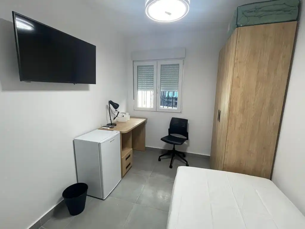 Schlafzimmer von Wohnung zur untervermieten in Murcia mit Klimaanlage, Heizung und Möbliert