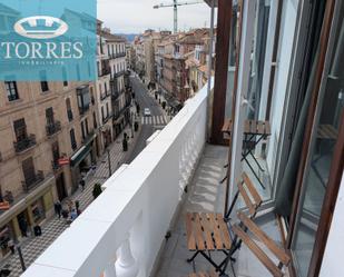 Balcony of Attic to rent in  Granada Capital  with Air Conditioner, Terrace and Balcony