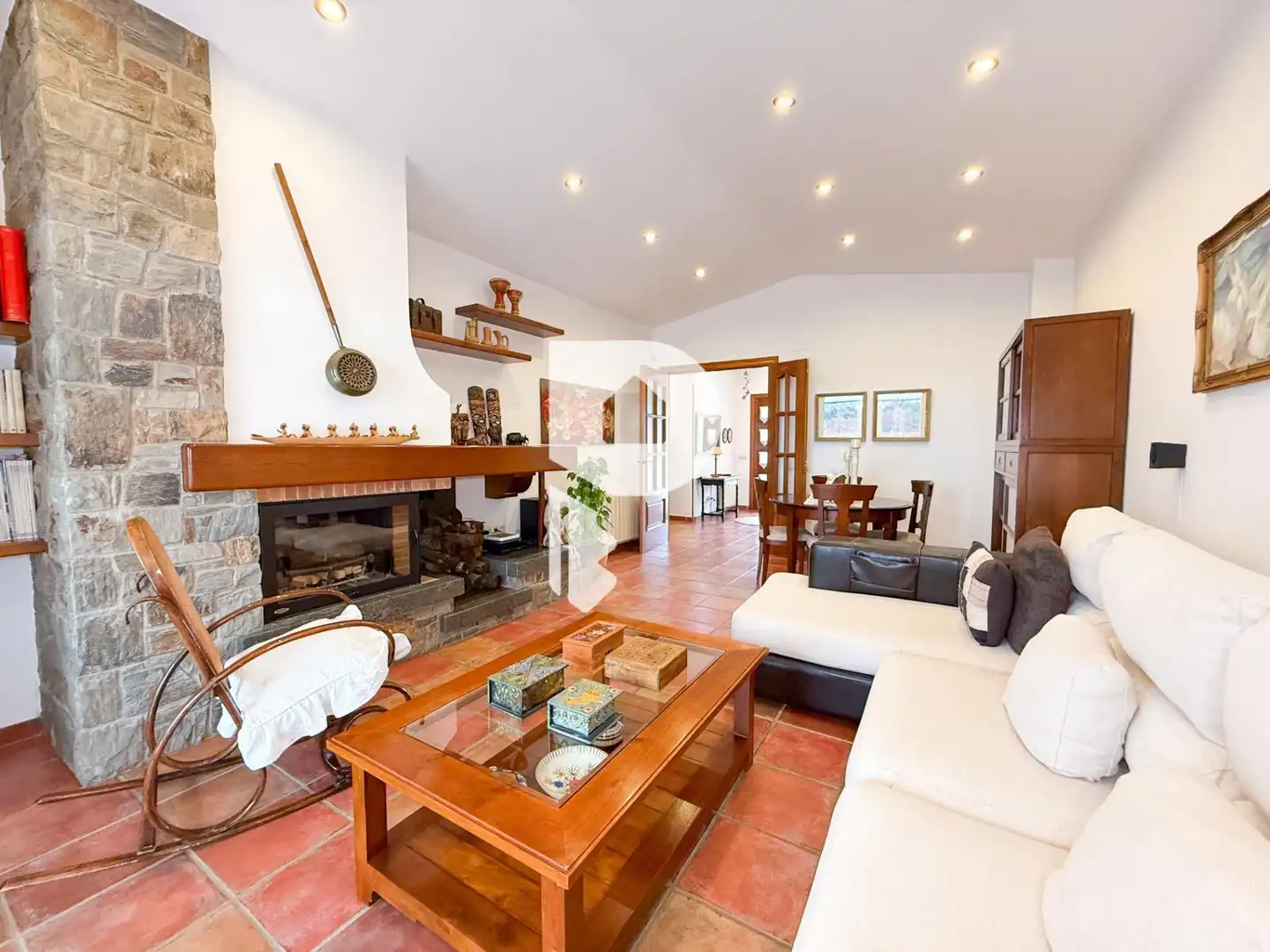 Living room of Houses for sale in Rubí  with Private garden, Terrace and Balcony