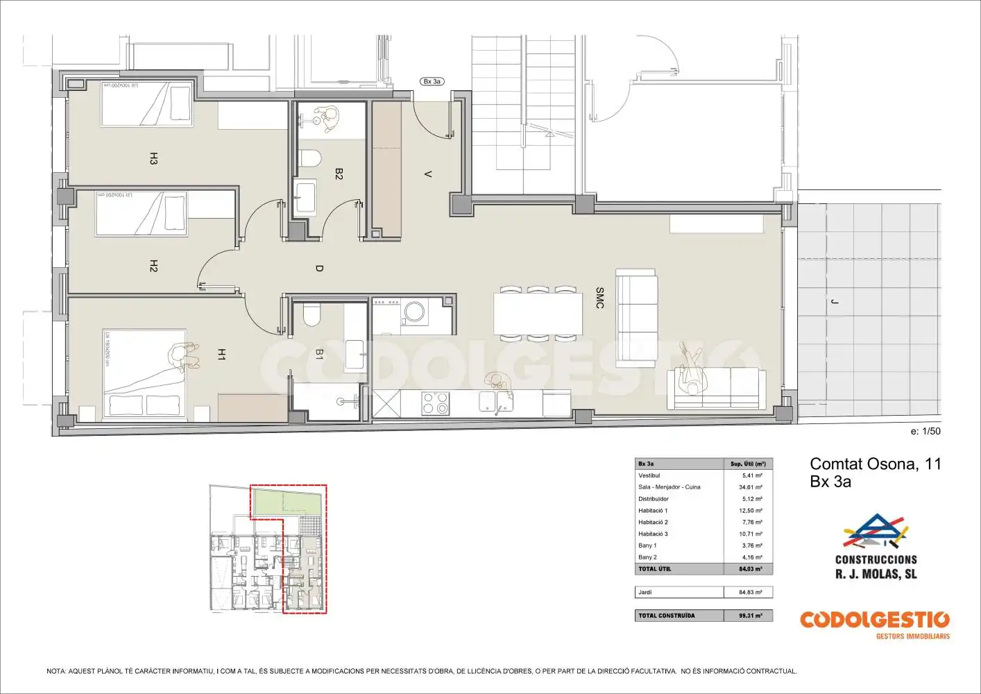 Flat for sale in Nord 
