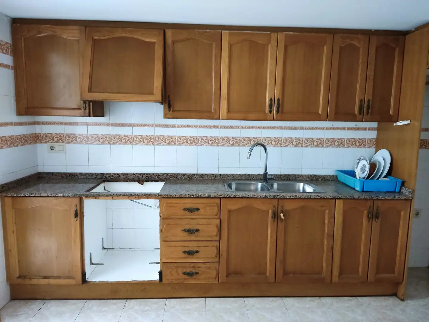 Küche von Wohnung zum Verkauf in Gandia mit Heizung, Waschmaschine und Balkon