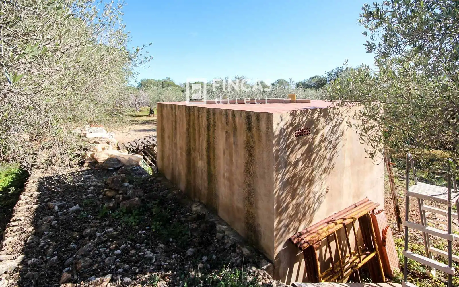Vista exterior de Finca rústica en venda en Camarles amb Terrassa i Moblat