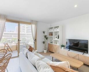 Living room of Apartment to share in Badalona  with Air Conditioner and Terrace