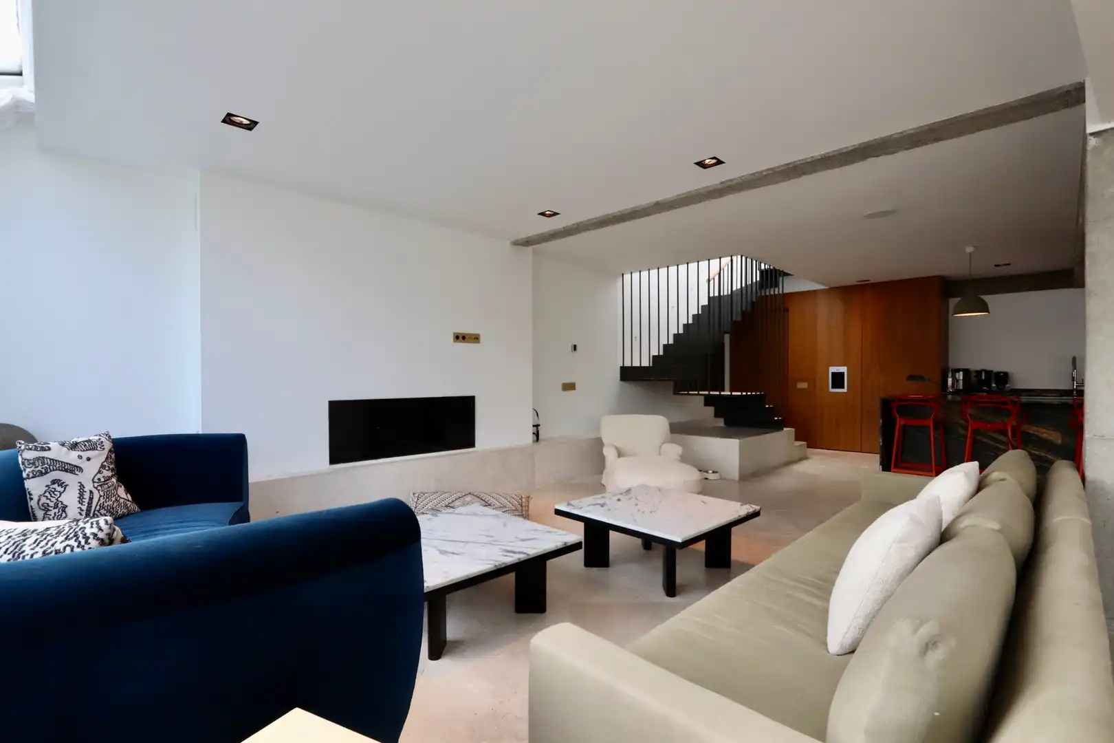 Living room of Attic for sale in Madrid  with Air Conditioner, Heating and Parquet flooring