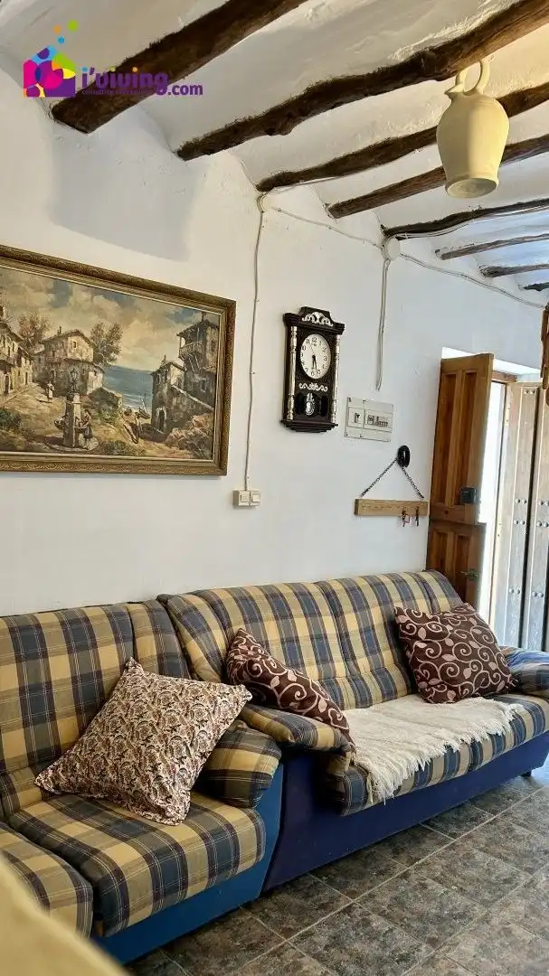 Sala de estar de Finca rústica de alquiler en Cantoria