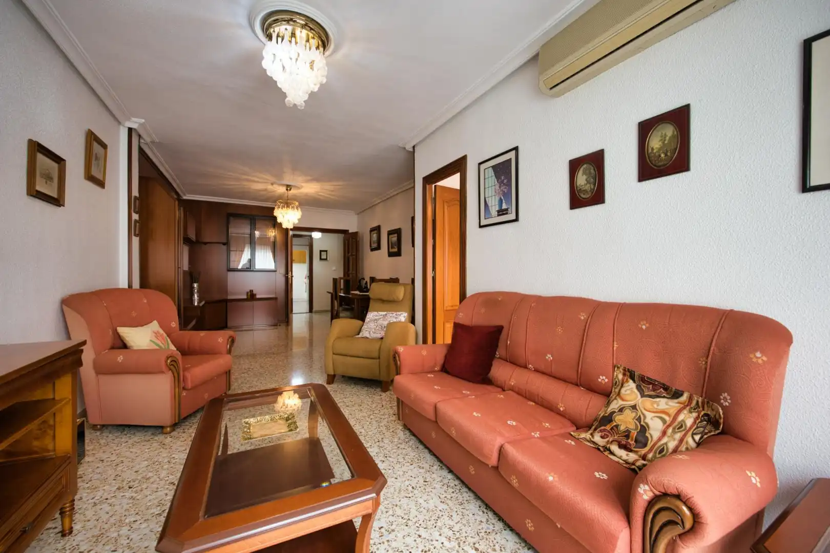 Sala de estar de Piso en venta en Orihuela con Aire acondicionado, Terraza y Trastero