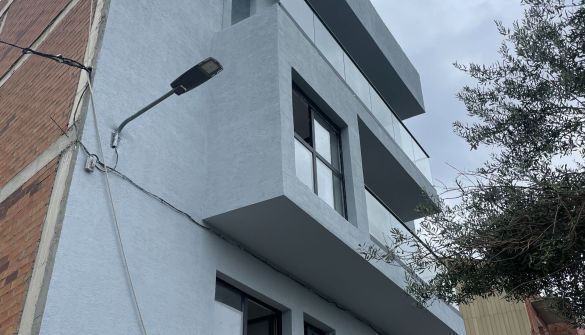 Exterior view of Flat for sale in Gelida  with Air Conditioner, Heating and Terrace