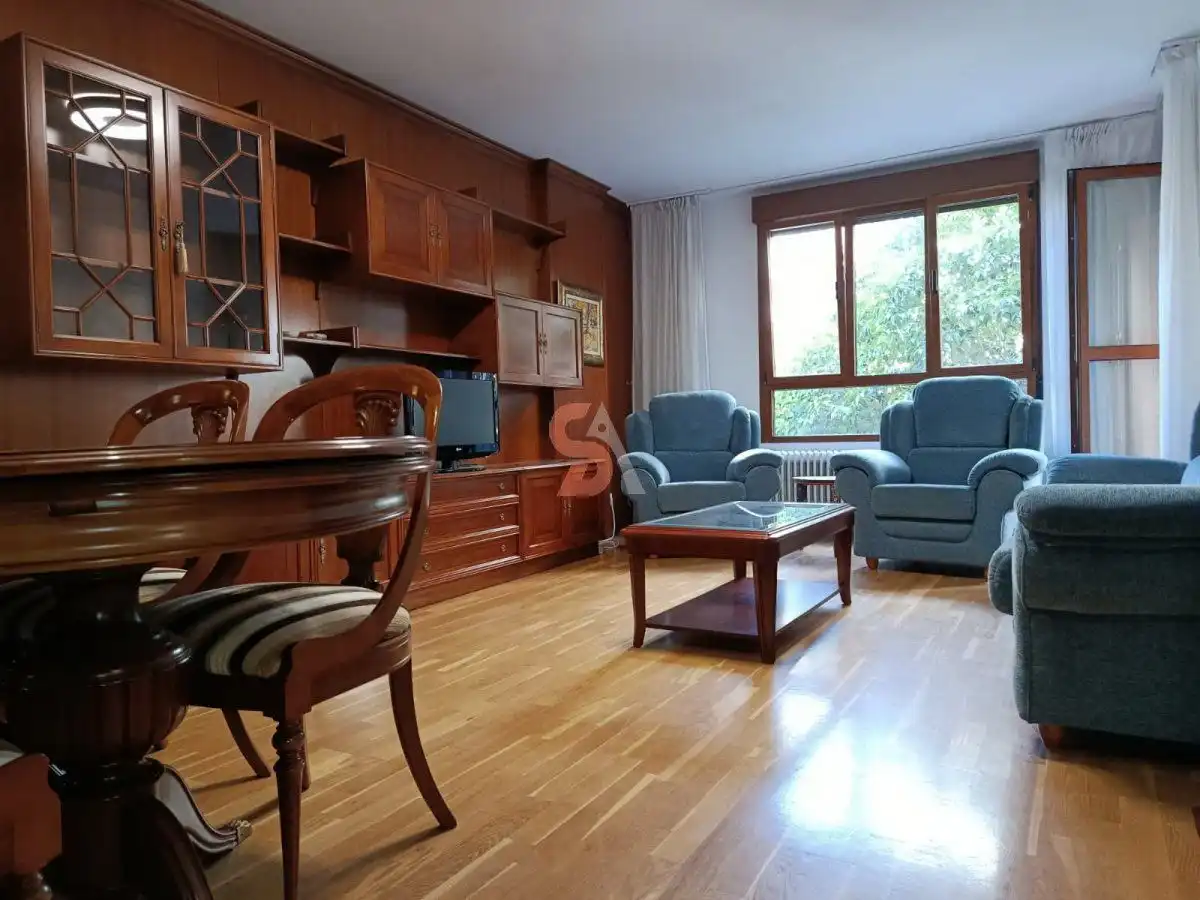Sala de estar de Piso de alquiler en Valladolid con Calefacción y Terraza