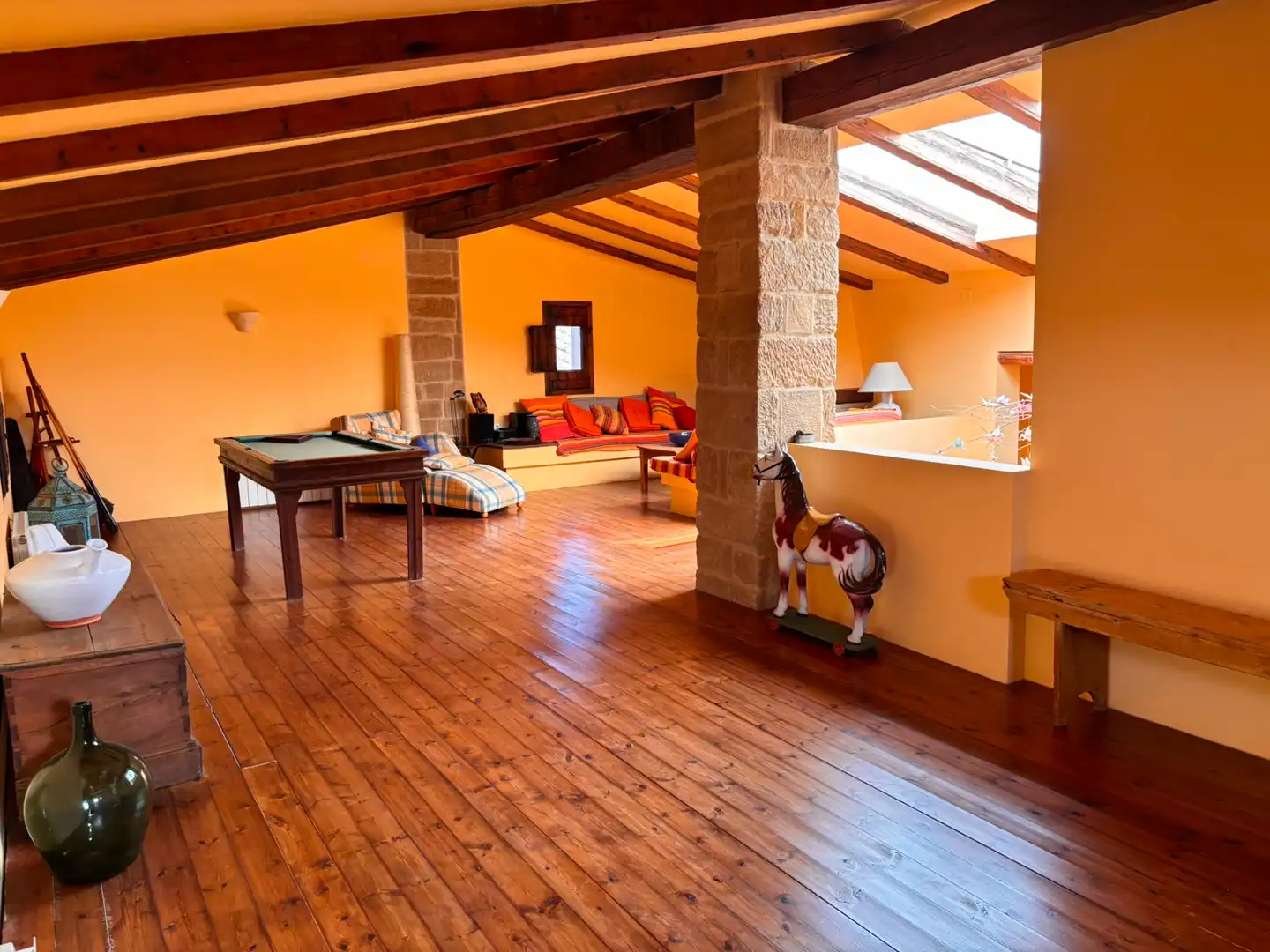 Sala de estar de Finca rústica en venta en Ilche, Huesca