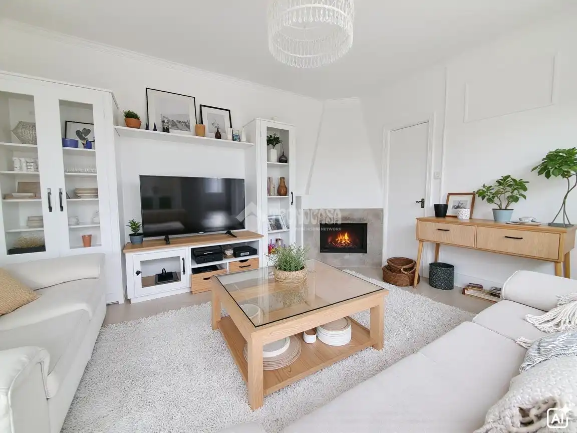 Living room of Detached homes for sale in Las Rozas de Madrid  with Air Conditioner, Heating and Private garden