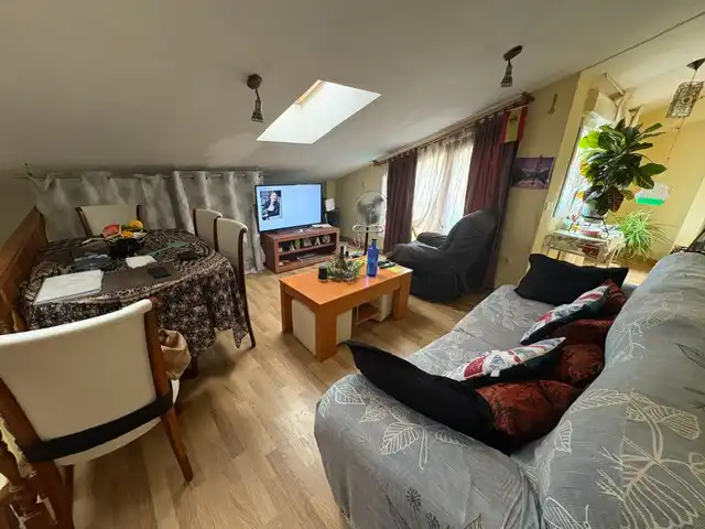 Sala de estar de Ático en venta en Guadalajara con Calefacción, Parquet y Terraza