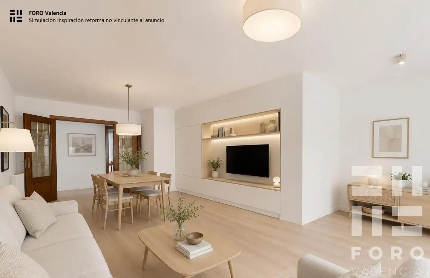 Sala de estar de Piso en venta en Valencia con Aire acondicionado, Terraza y Balcón