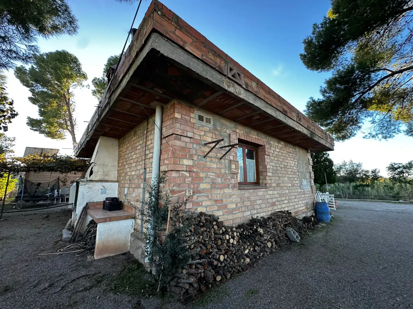 Vista exterior de Finca rústica en venta en Montoliu de Lleida con Calefacción, Jardín privado y Internet