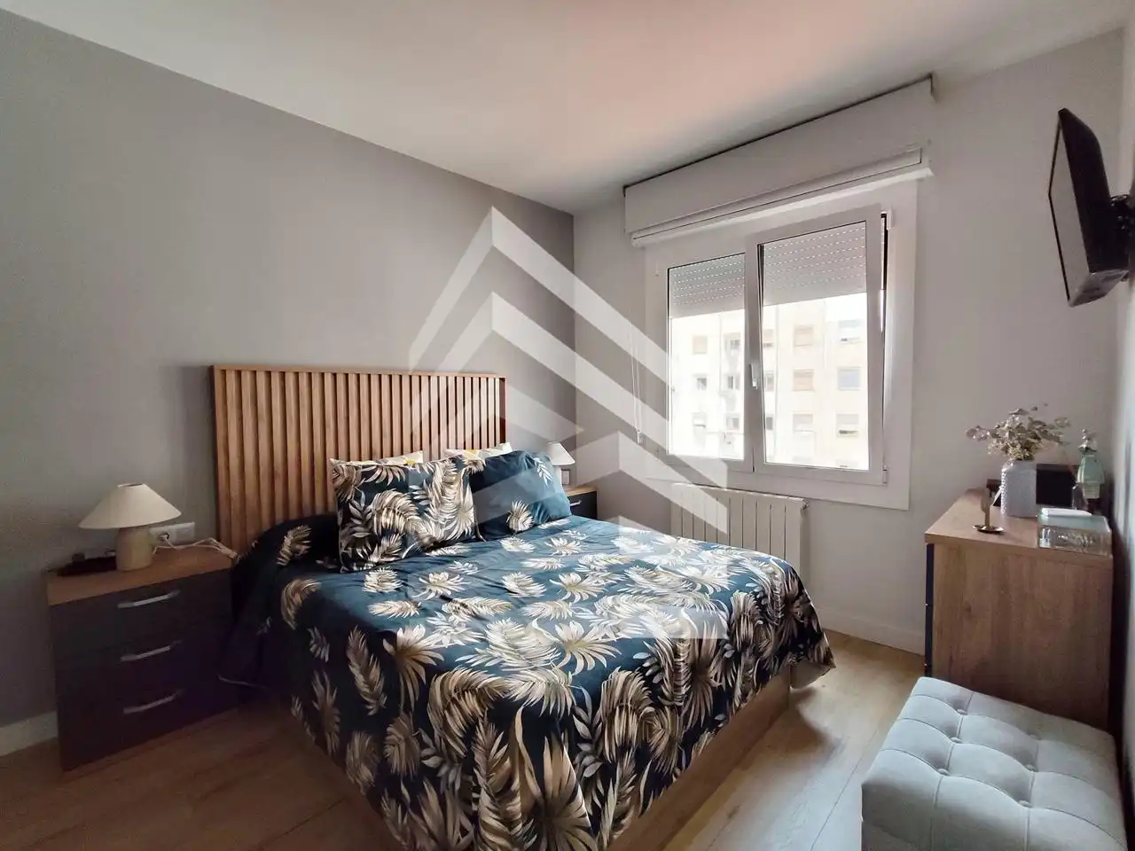 Schlafzimmer von Wohnung zum Verkauf in Barcelona mit Heizung, Parkett und Möbliert