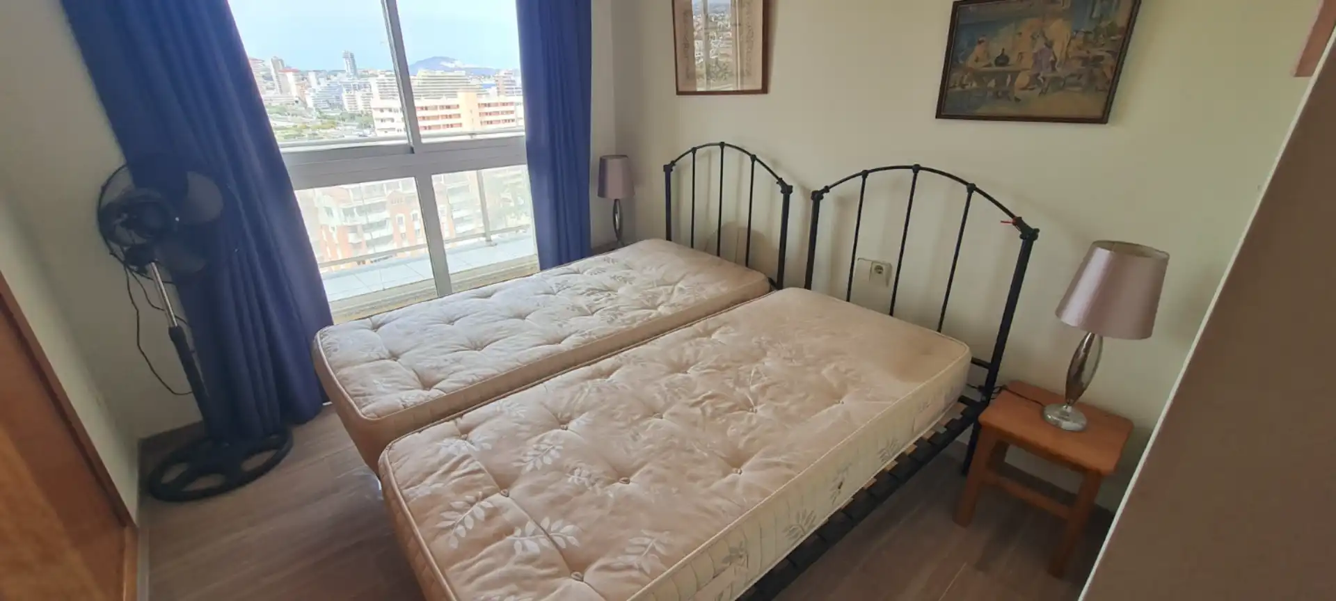 Schlafzimmer von Wohnungen zum Verkauf in Calpe / Calp mit Klimaanlage, Heizung und Terrasse