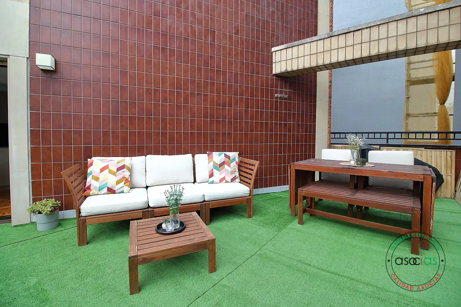 Terraza de Ático en venta en Gijón  con Calefacción, Parquet y Terraza