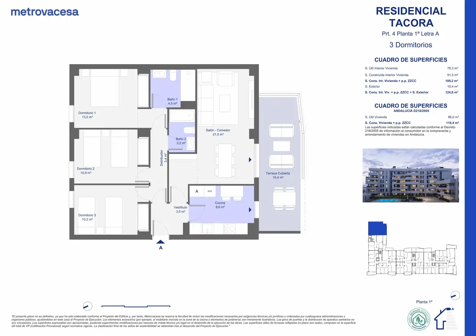 Piso con terraza en venta en SUSDBP Palmas Altas Sur, imagen 2