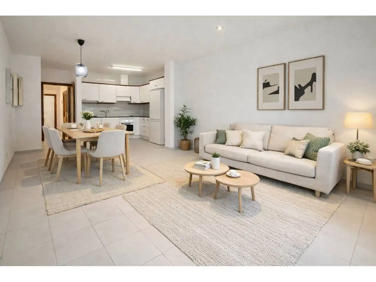 Sala de estar de Piso en venta en Sant Celoni con Calefacción y Balcón