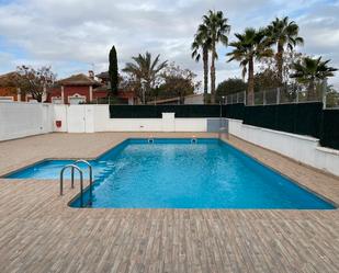 Piscina de Casa adosada en venda en  Murcia Capital amb Aire condicionat, Calefacció i Jardí privat