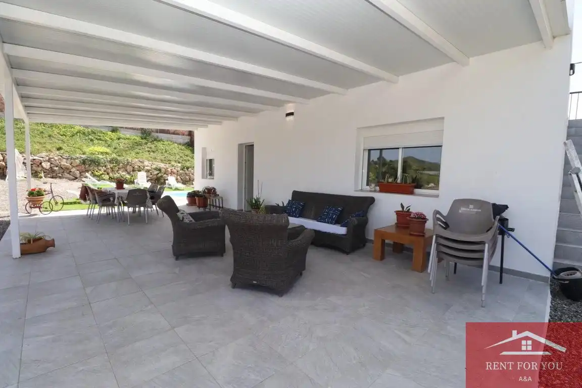 Terraza de Casa o chalet de alquiler en Cártama con Jardín privado, Terraza y Piscina