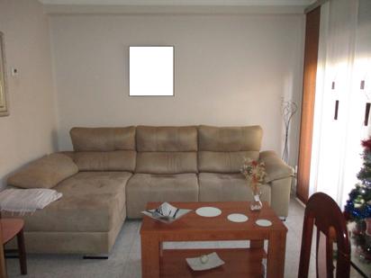 Living room of Flat for sale in  Albacete Capital  with Furnished and Balcony