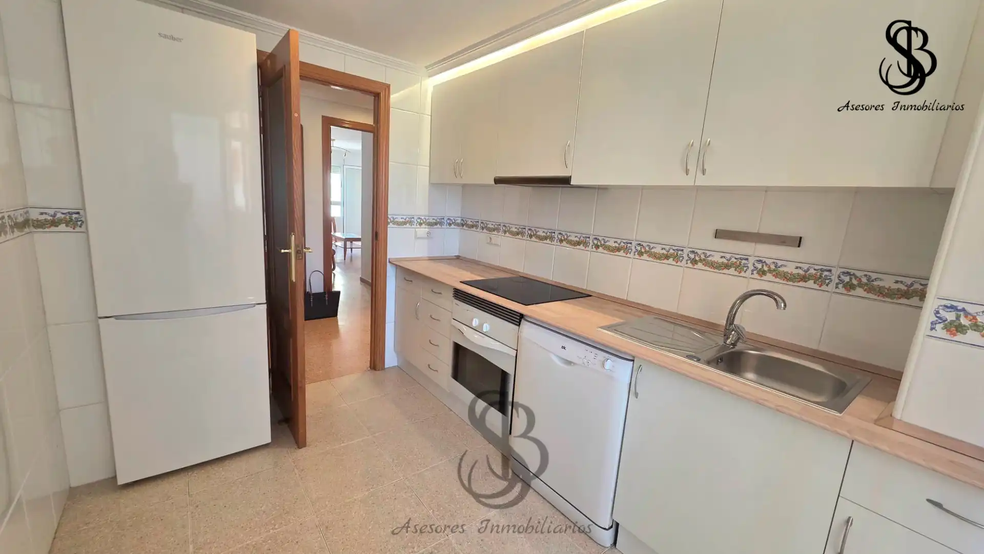 Cocina de Piso en venta en Alicante / Alacant con Aire acondicionado, Calefacción y Terraza