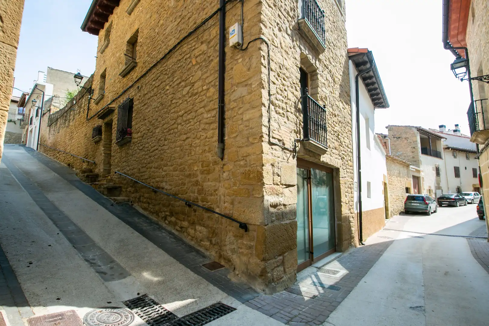 Exterior view of Houses for sale in Mendigorria  with Terrace, Furnished and Balcony