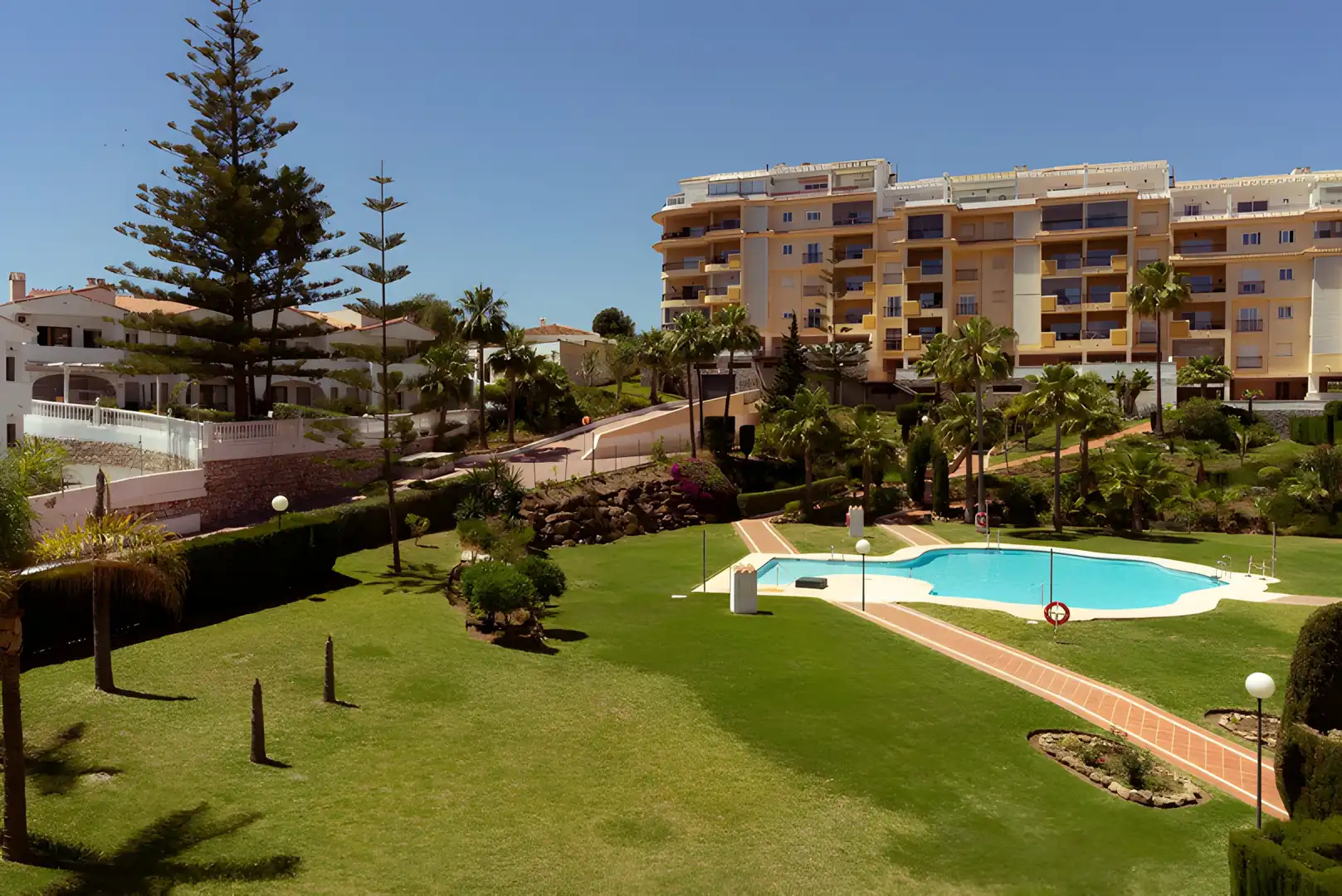 Jardí de Apartament en venda en Mijas amb Aire condicionat, Calefacció i Terrassa
