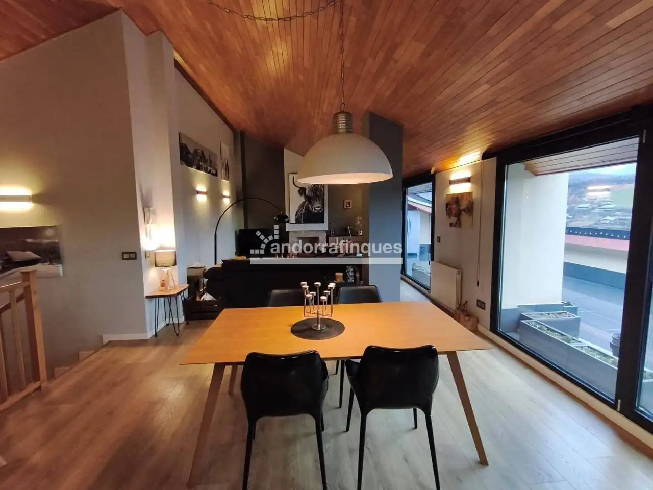 Comedor de Apartamento en venta en Montferrer i Castellbò con Aire acondicionado, Terraza y Trastero