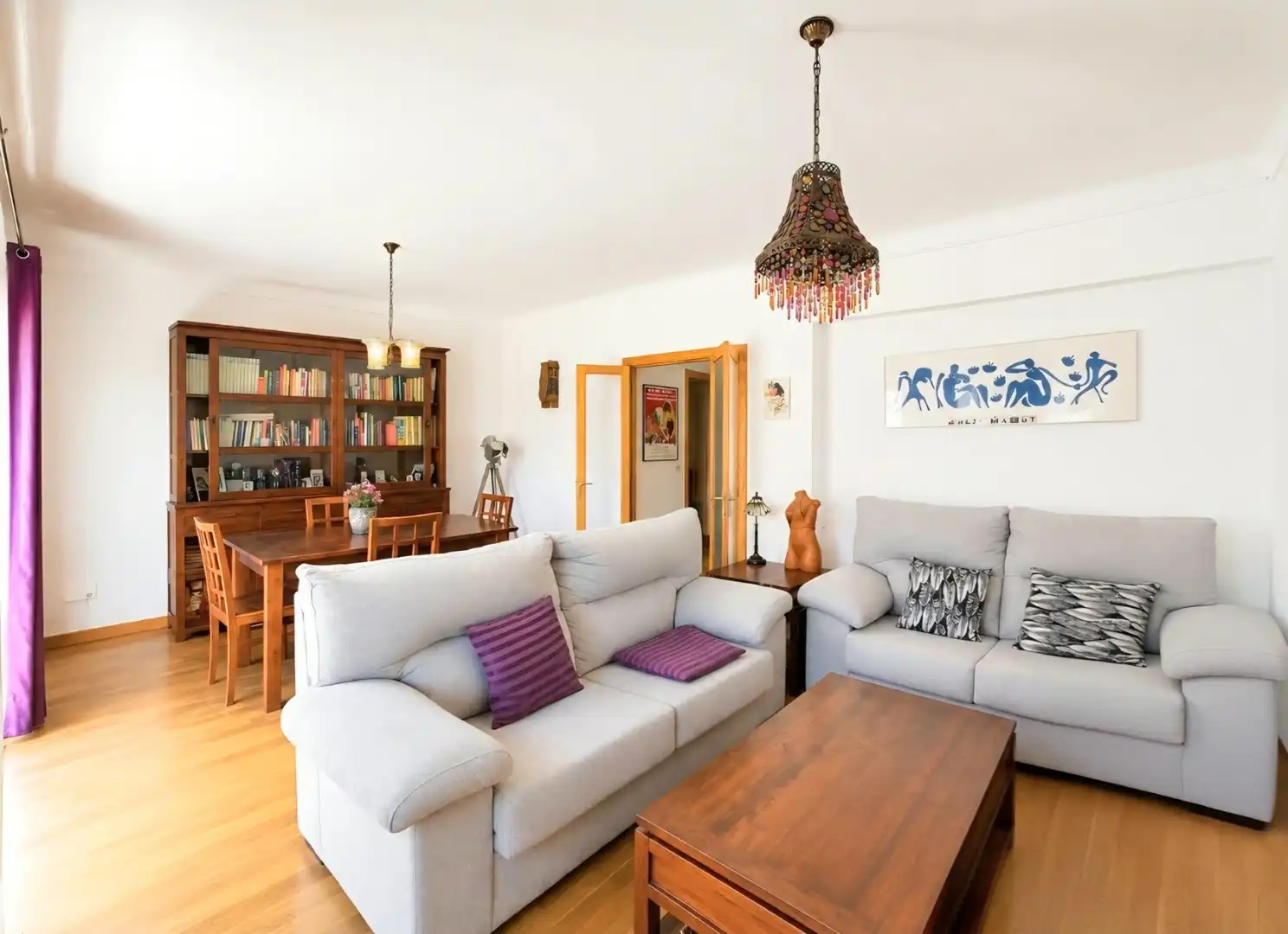 Sala d'estar de Pis en venda en  Palma de Mallorca amb Aire condicionat, Calefacció i Moblat