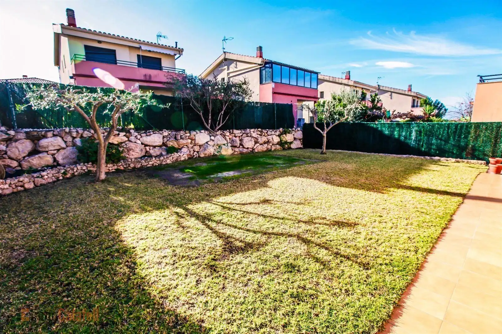 Garten von Haus oder Chalet zur Miete in Calafell mit Klimaanlage, Heizung und Terrasse