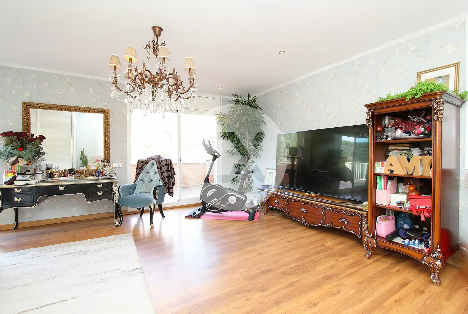 Sala de estar de Casa o chalet en venta en Castelldefels con Aire acondicionado, Calefacción y Jardín privado