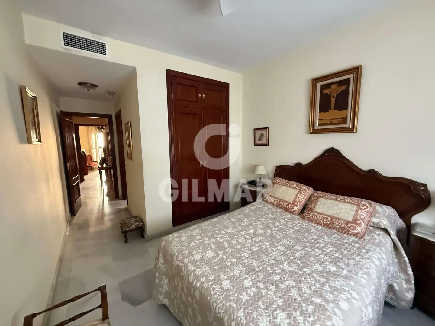 Bedroom of Flat for rent in Sevilla  with Air Conditioner, Heating and Terrace