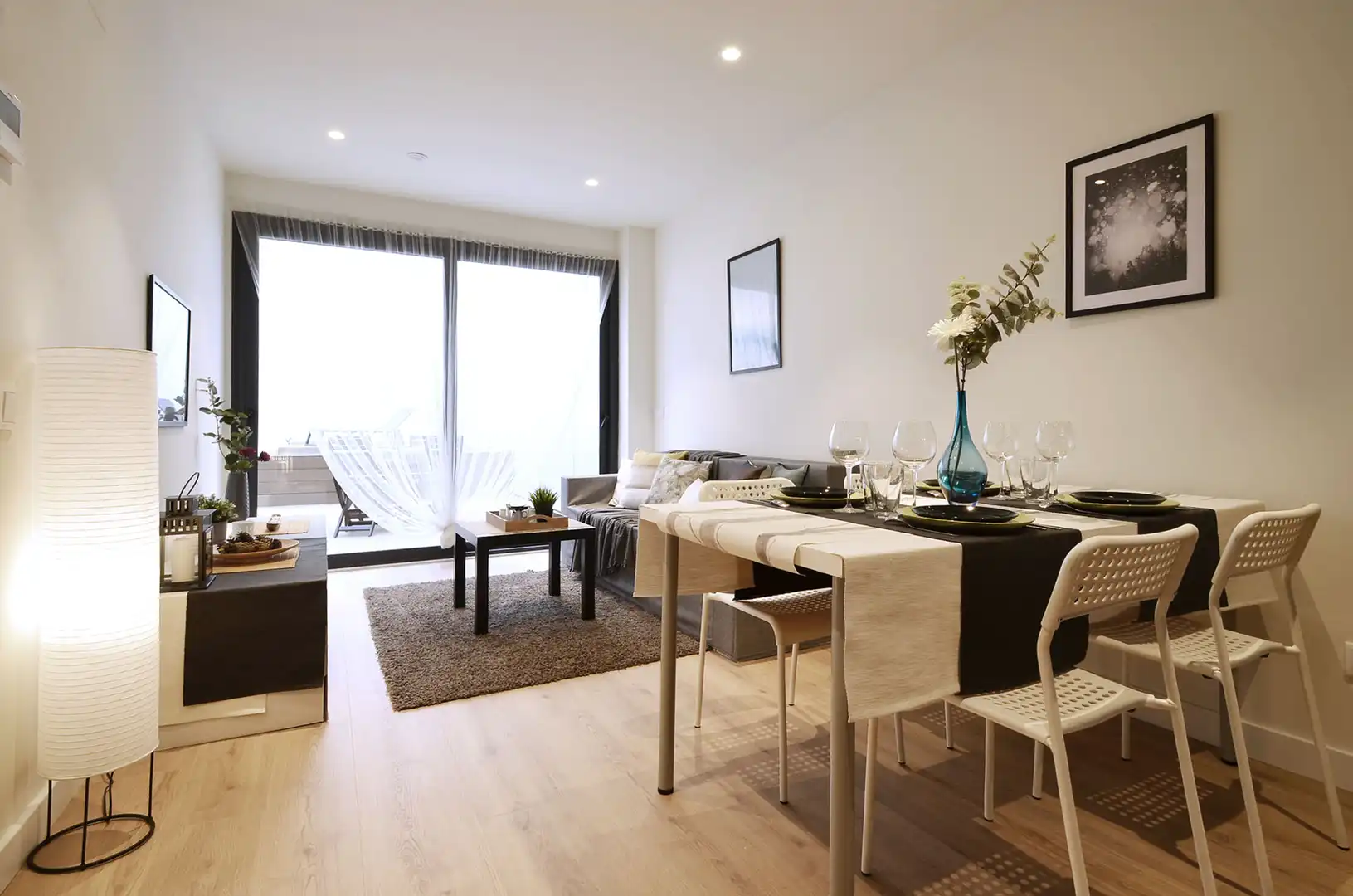 Sala d'estar de Apartament en venda en Barcelona amb Aire condicionat, Calefacció i Jardí privat