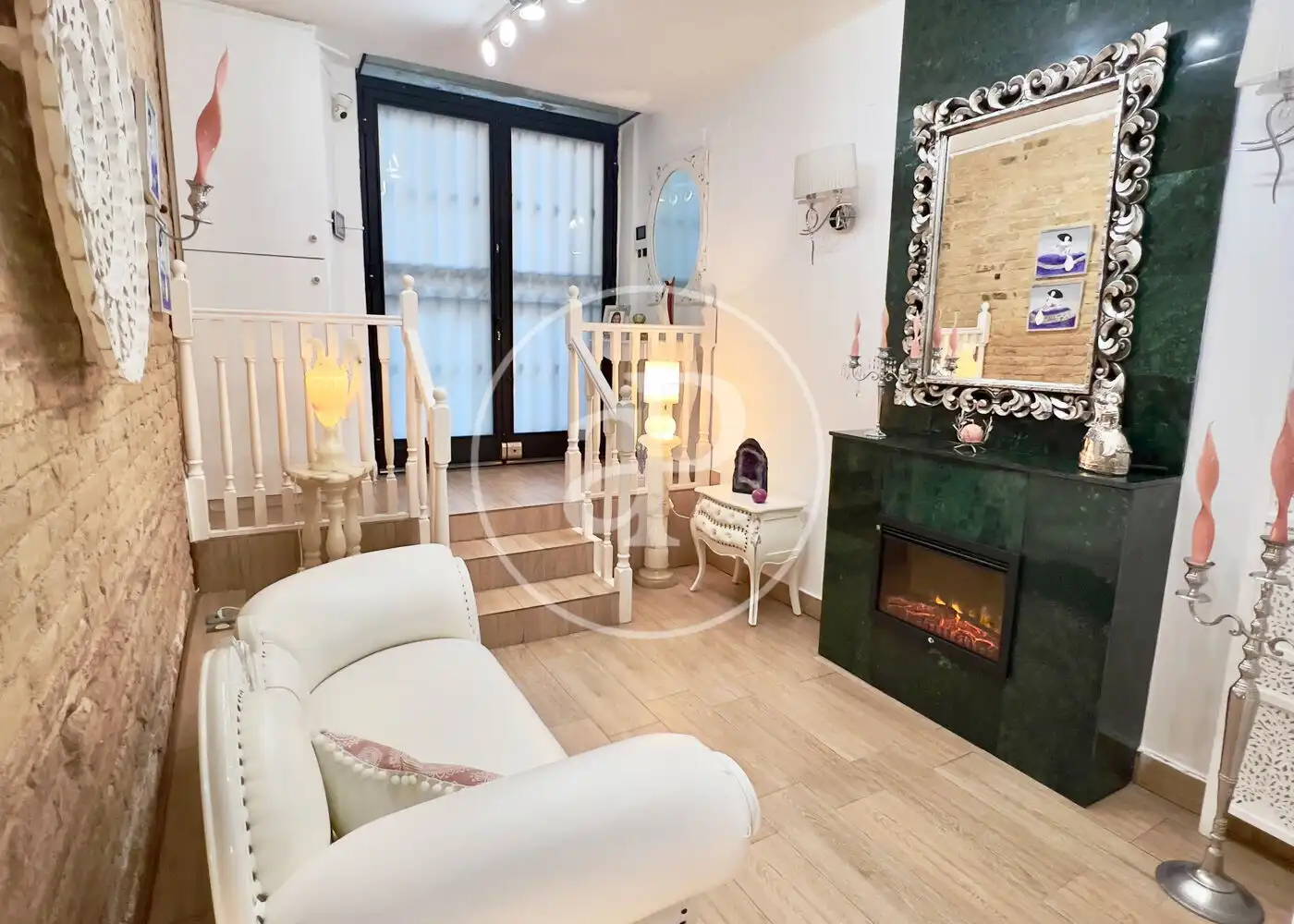 Wohnzimmer von Wohnung zum Verkauf in Barcelona mit Heizung und Terrasse