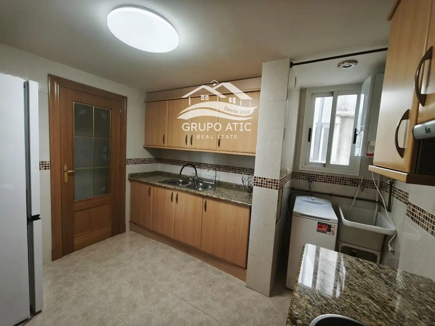 Cocina de Apartamento en venta en Burriana / Borriana con Calefacción, Terraza y Amueblado